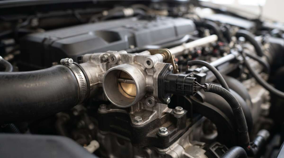 Sensor TPS pada throttle body mobil