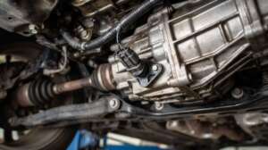 Speed sensor mobil di rumah transmisi