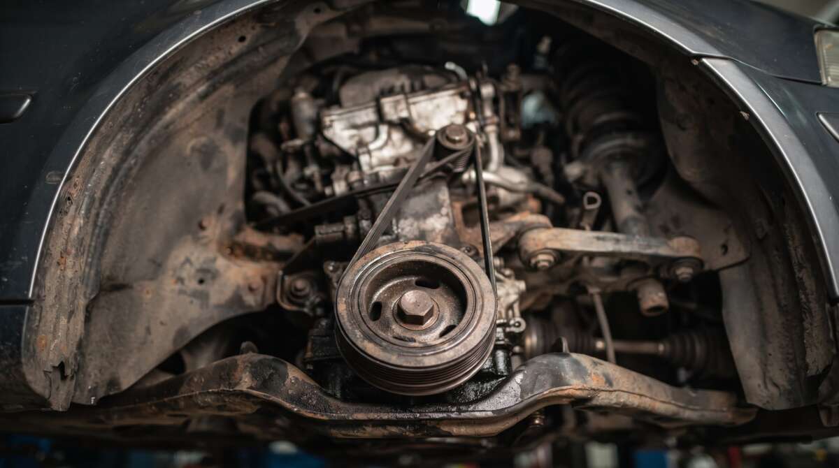Pulley as kruk (crankshaft pulley) mobil