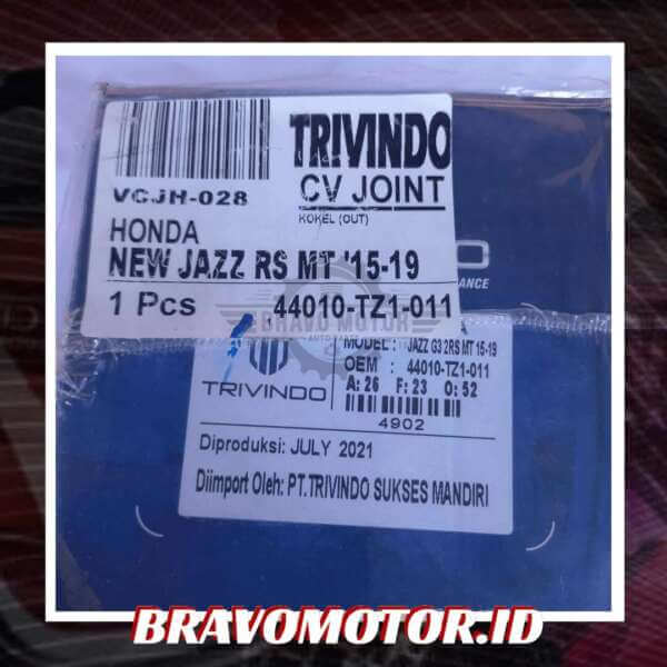 Trivindo 44014-T9A-T92 CJOHO-023 VCJH-028 26X23X52 CV joint OUTER manual-2