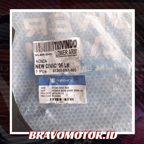 Trivindo 51360-SNA-903 LAHO-027 VLAH-040 Lower arm assy depan kiri-2