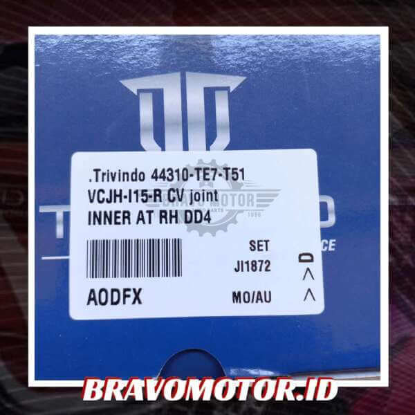 Trivindo 44310-TE7-T51 CJIHO-023 VCJH-I15-R 25X22X35 CV joint INNER / Kokel dalam matik kanan-3