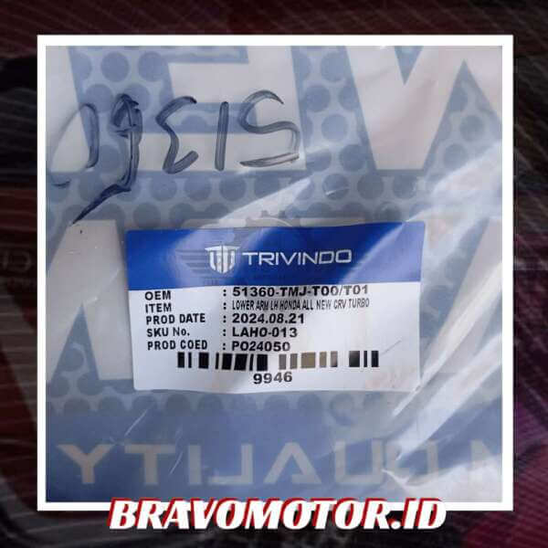 Trivindo 51360-TMJ-T00(T01) LAHO-013 Lower arm assy depan kiri-2