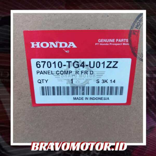 Original 67010-TG4-U01ZZ Door panel depan kanan-2
