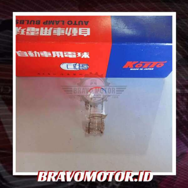 Koito 1881 12V 21W Bulb Bola lampu/dop lampu sen putih engkel-1