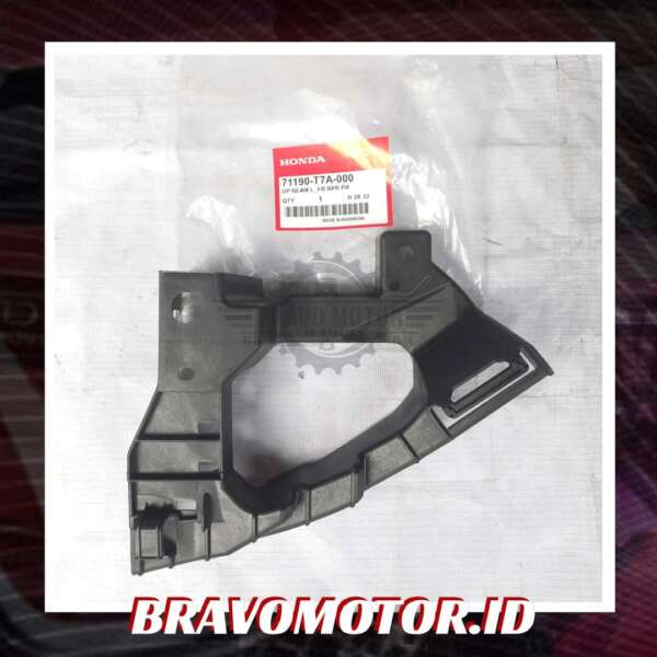 Original 71190-T7A-000 Bracket headlight / BEAM BUMPER atas depan kiri-1