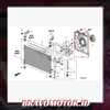 Original 38615-RB1-J51 Shroud fan AC-4