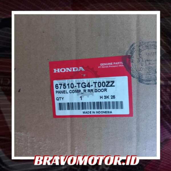 Original 67510-TG4-T00ZZ Door panel belakang kanan-2