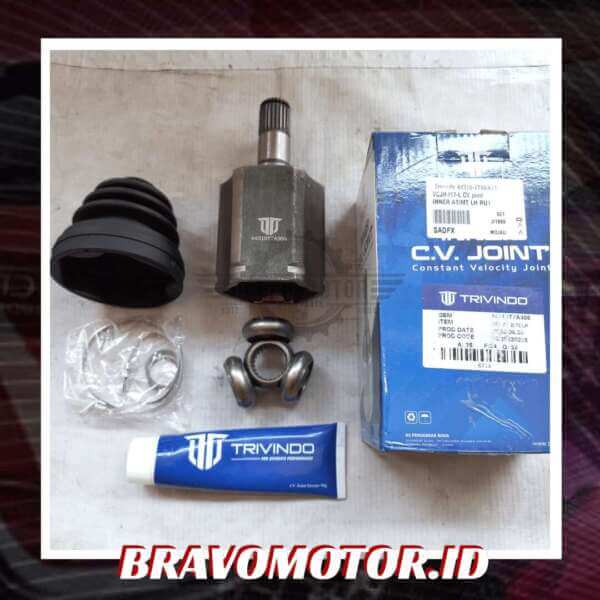 Trivindo 44310-T7W-A11 VCJH-I17-L CV joint INNER / Kokel dalam matik atau manual kiri-1