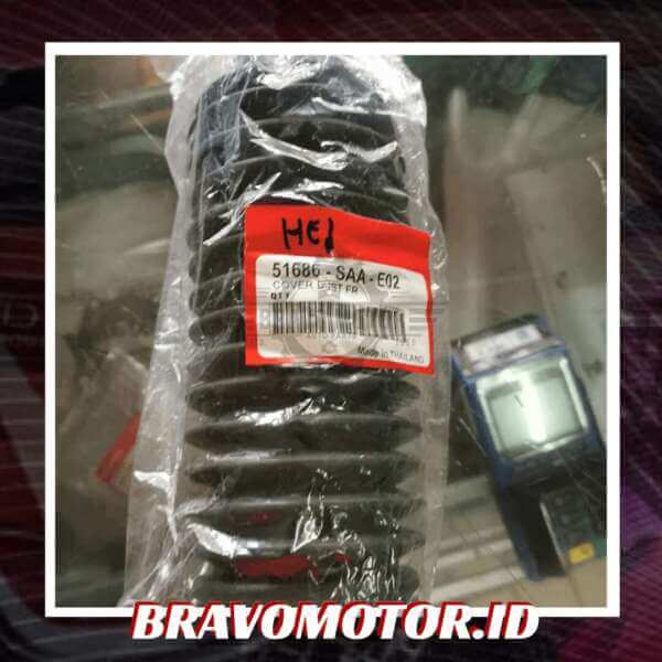 Honda 51686-SAA-E02(000) Karet srobong shock depan-1