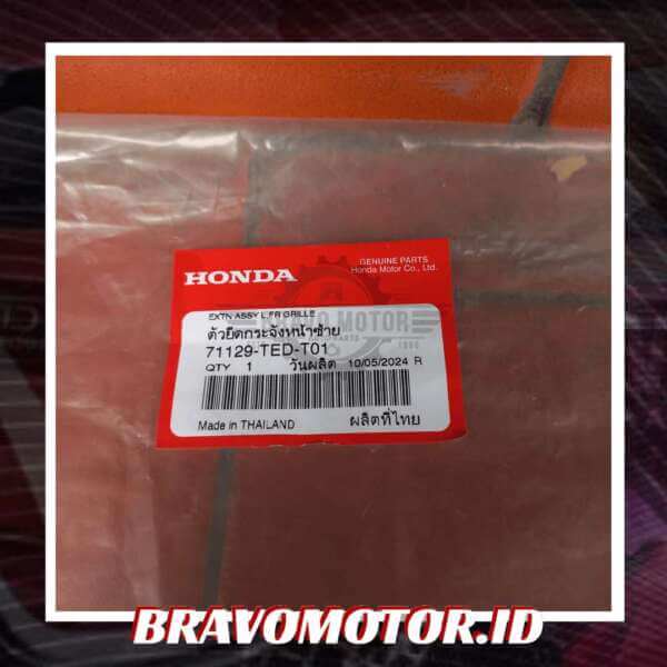 Original 71129-TED-T01 EXTENSION ASSY., kiri depan GRILLE-2