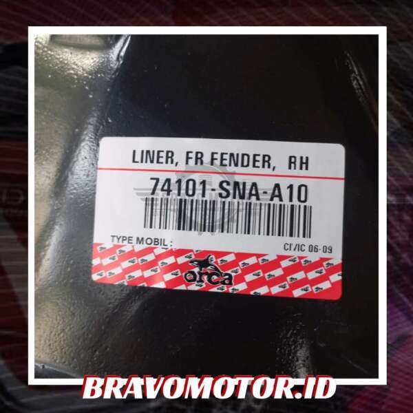 Orca 74101-SNA-A10 OLFH-009 Fender INNER kanan-2