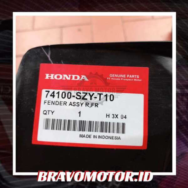 Original 74100-SZY-T10 Fender INNER kanan-2