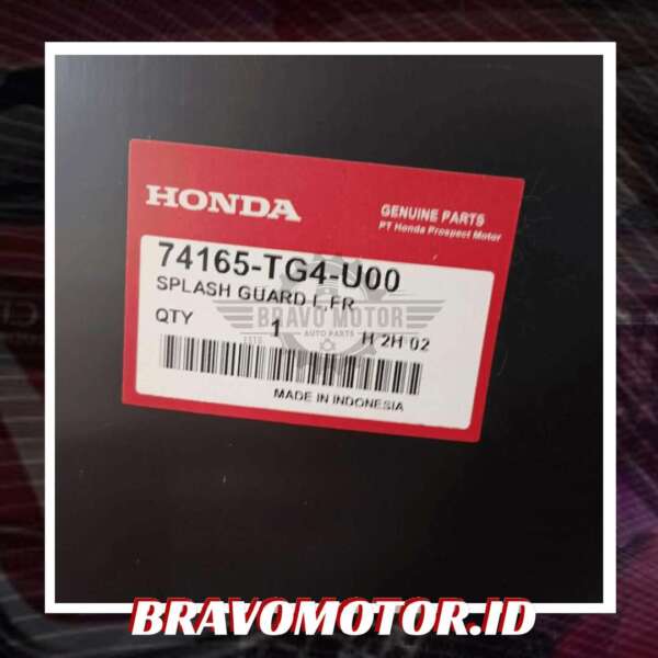 Original 74165-TG4-U00 Splash guard depan kiri-2