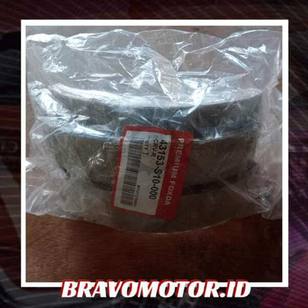 NoBrand 43153-S10-000/43153-SM4-A03(A01/A02) Brake shoes/Kampas rem belakang-2