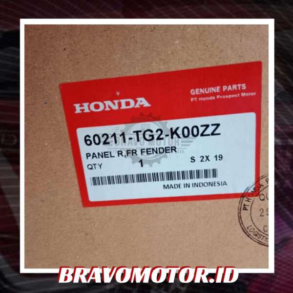 Original 60211-TG2-K00ZZ Panel Fender depan kanan-2