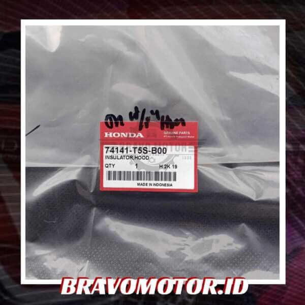 Original 74141-T5S-B00/74141-T5L-T00 Insulator hood / peredam kap-1