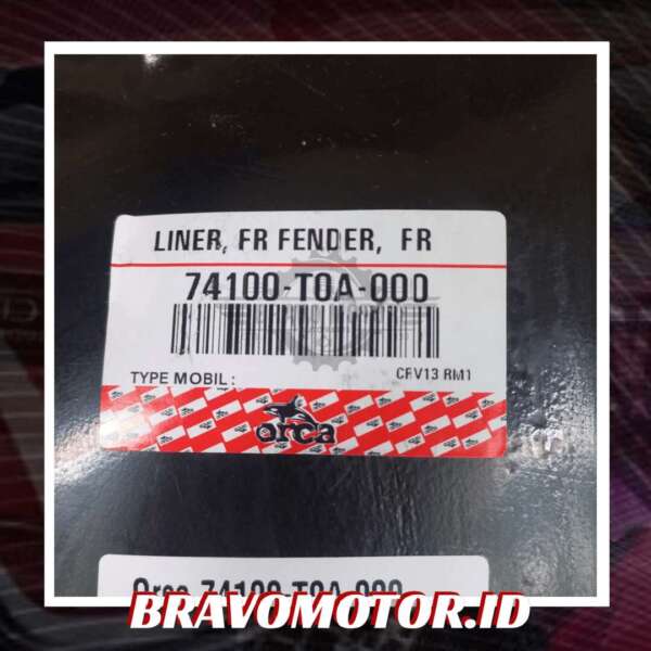 Orca 74100-T0A-000 OLFH-050 Fender INNER kanan-2