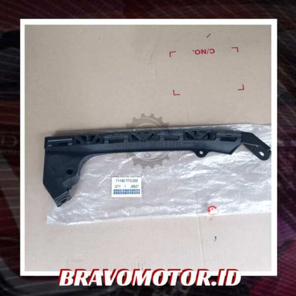 NoBrand 71140-TF0-000 Bracket headlight / BEAM BUMPER atas depan kanan-1