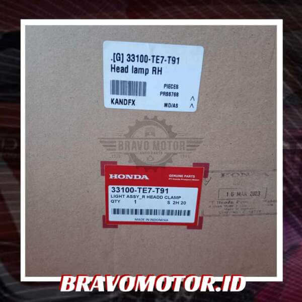 Original 33100-TE7-T91 Head lamp kanan-2