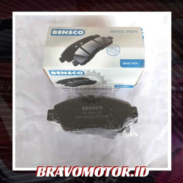 Bensco 45022-TE7-T00 70-1394-107 Kampas rem depan-1