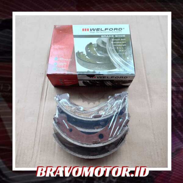 Welford 43153-SNA-A02 WBSH-010 Brake Shoes / Kampas Rem belakang-1