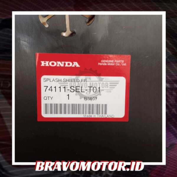 Original 74111-SEL-T00(T01) Cover Engine/Splash Guard Tengah depan-2
