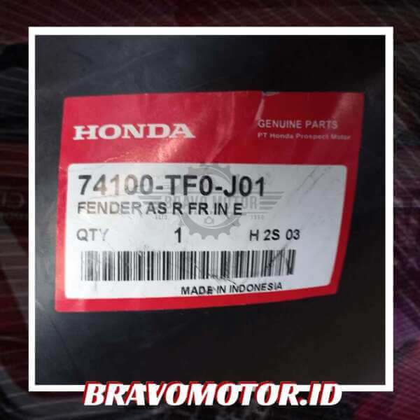 Original 74100-TF0-J01 Type-E Fender INNER kanan-2