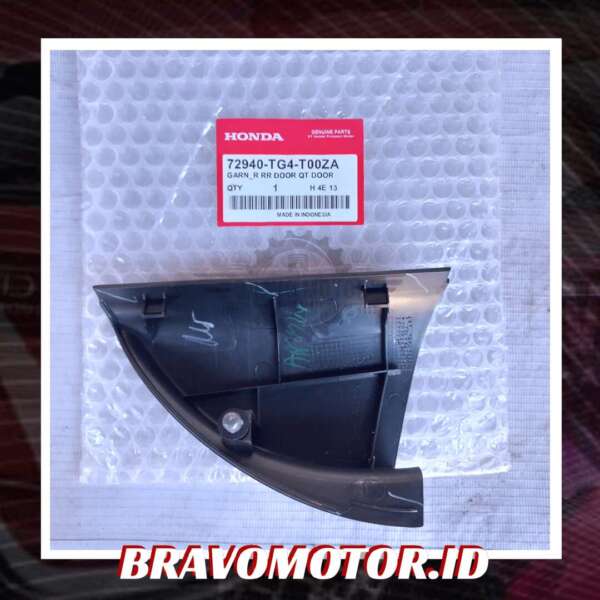 Original 72940-TG4-T00ZA Garnish pintu quarter INNER belakang kanan-2