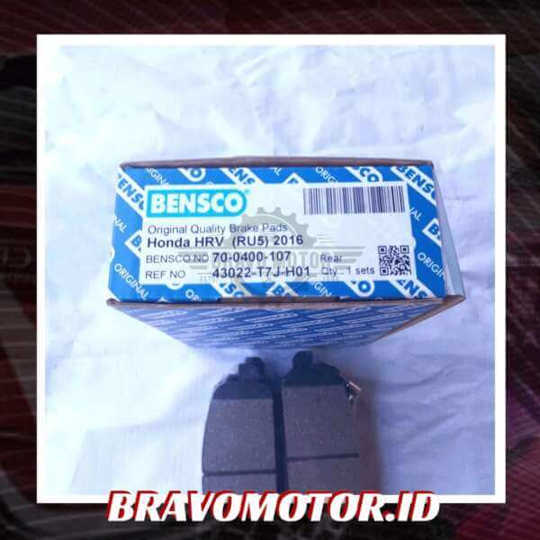 Bensco 43022-T7J-H01(H00)/43022-T2J-003 70-0400-107 Kampas rem belakang-2