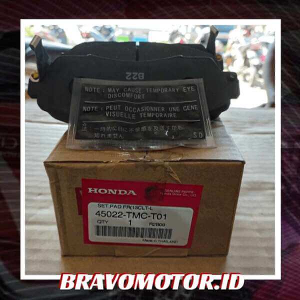 Original 45022-TMC-T01 Kampas rem depan-1