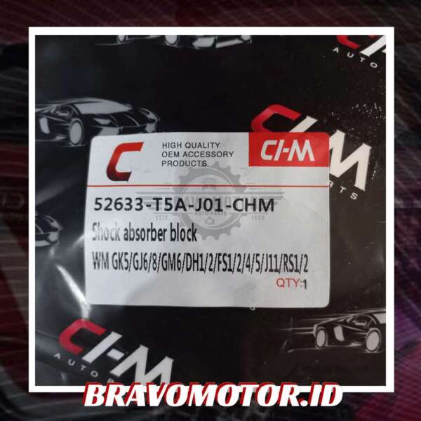 CHM 52633-T5A-J01 Urethane Mounting Shock belakang-2