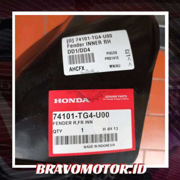 Original 74101-TG4-U00 Fender INNER kanan-2