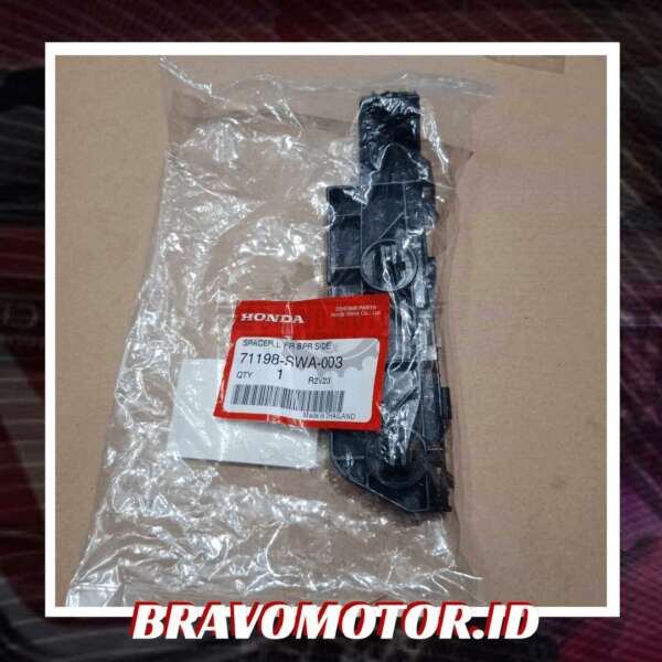 Original 71198-SWA-003 Bracket bumper depan kiri-1