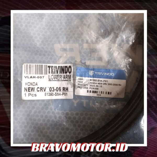 Trivindo 51350-S9A-010 LAHO-030 VLAH-007 Lower arm assy depan kanan-2
