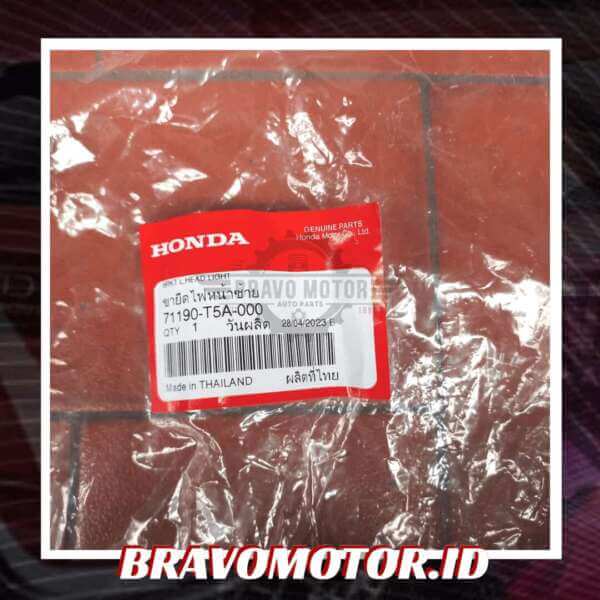 Original 71190-T5A-000 Bracket headlight / BEAM BUMPER atas depan kiri-2