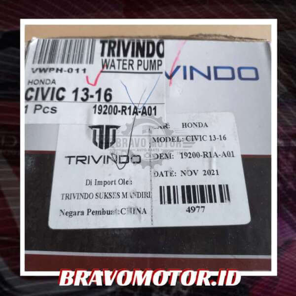 Trivindo 19200-R1A-A01 WPHO-008 VWPH-011 Water pump-2