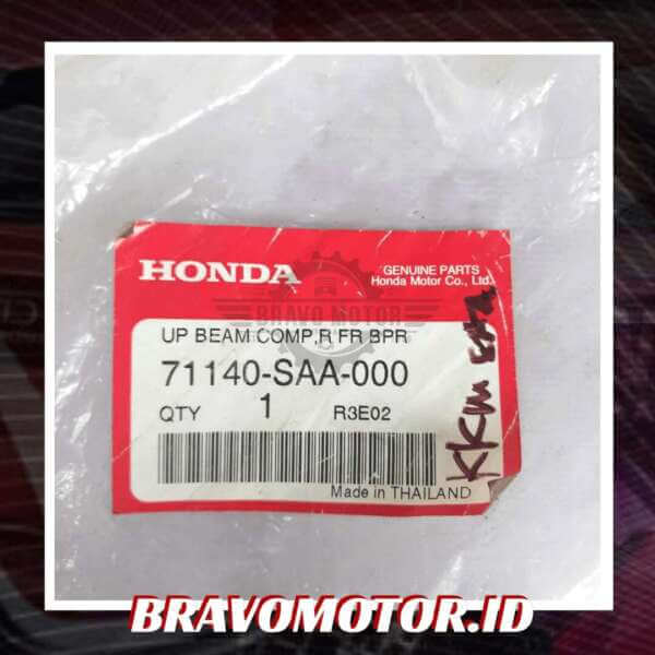Original 71140-SAA-000 Bracket headlight / BEAM BUMPER atas depan kanan-2