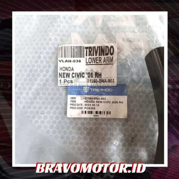 Trivindo 51350-SNA-903 LAHO-028 VLAH-036 Lower arm assy depan kanan-2