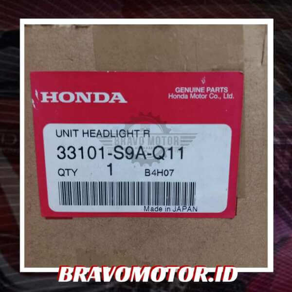 Original 33101-S9A-Q11 Head lamp kanan-2