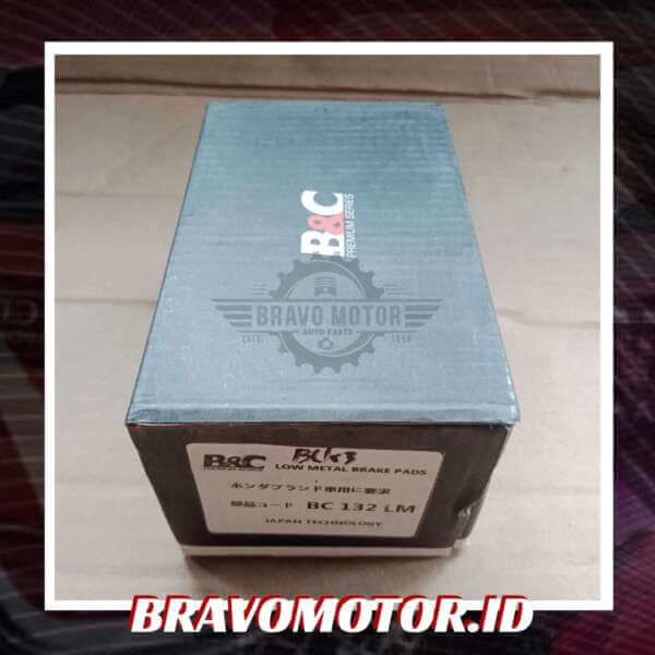 B&C 43022-SFE-000 BC132LM Kampas rem belakang-3