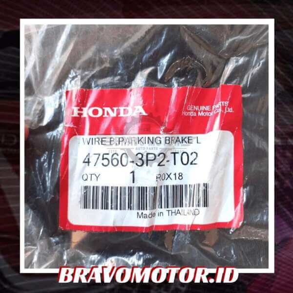 Original 47560-3P2-T02 Kabel rem tangan kiri hand brake-2