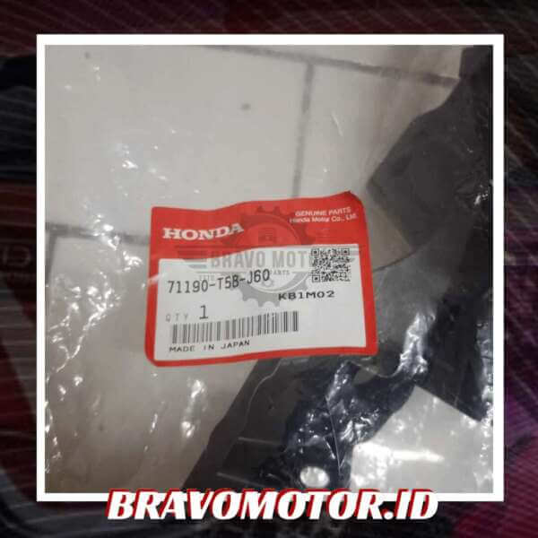 Original 71190-T5B-J60 Bracket headlight / BEAM BUMPER atas depan kiri-2