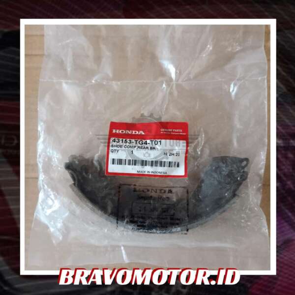 Original 43153-TG4-T01 Brake Shoes / Kampas Rem belakang-1
