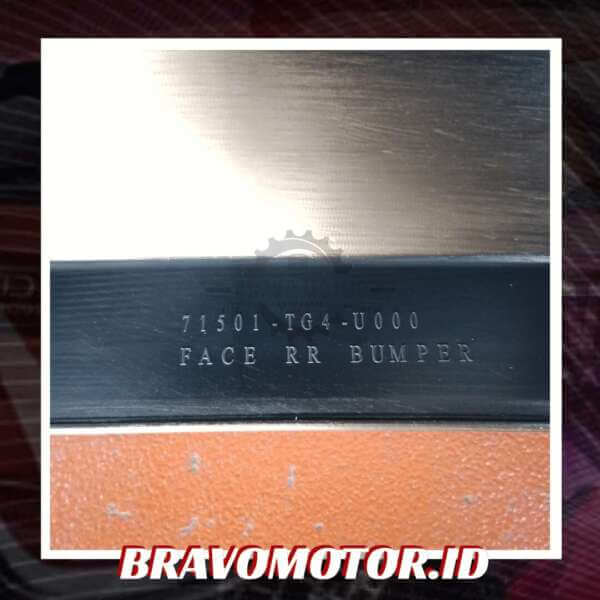 Original 71501-TG4-U00ZZ Face bumper belakang-4