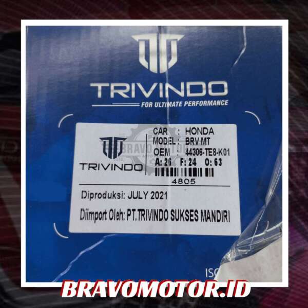 Trivindo 44306-TE8-K01 CJOHO-015 VCJH-025 26X24X63 CV joint OUTER manual-2