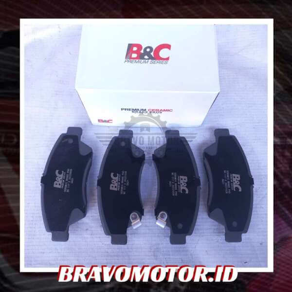 B&C 45022-S5B-J01 BC-117C Kampas rem depan-3