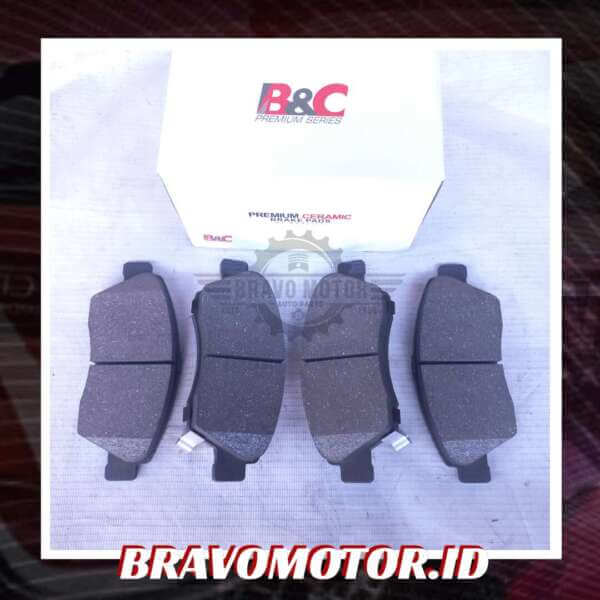 B&C 45022-S5B-J01 BC-117C Kampas rem depan-1