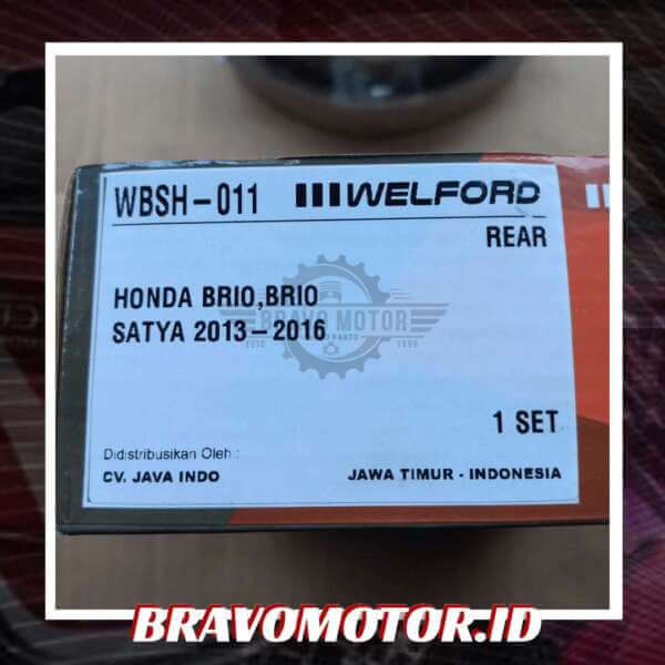 Welford 43153-TG4-T01 WBSH-011 Brake Shoes / Kampas Rem belakang-2