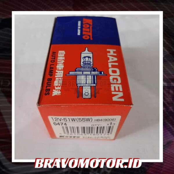 Koito HB4 12V 51W(55W) Bulb Bola lampu/dop lampu-2